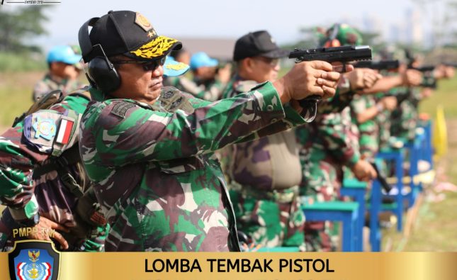 Lomba Tembak Pistol Meriahkan HUT PMPP TNI